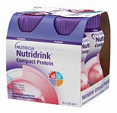 Nutridrink (Нутридринк) Компакт Протеин охлаждающий фруктово-ягодный вкус 125мл, 4 шт, Нутриция