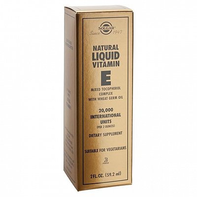 Solgar (Солгар) Витамин Е жидкий, флакон 60мл БАД