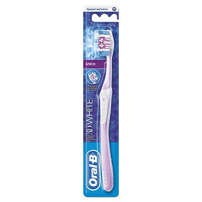 Oral-B (Орал-Би) Зубная щетка 3D White Блеск, 1 шт