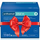 Orthomol Vital M (Ортомол Витал М), тройное саше (растворимый гранулят+капсула+таблетка), 30 шт БАД, Ортомол