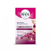 Veet Easy-Gelwax (Вит) восковые полоски для депиляции для бикини с ароматом бархатной розы, 14шт, Рекитт Бенкизер Хелскэр Интернешнл Лтд.