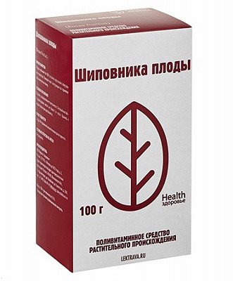 Шиповника плоды, пачка 100г