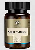 Tetralab (Тетралаб) Медь хелат, таблетки массой 100мг, 120шт БАД, Квадрат-С ООО
