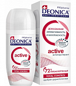 Deonica For Women Active (Деоника) антиперспирант ролик, 50мл, Аэрозоль Новомосковск ООО
