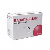 Вазапростан, лиофилизат для приготовления раствора для инфузий 60мкг, ампулы, 10 шт, 