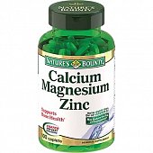 Nature's Bounty (Нэйчес Баунти) Кальций, Магний, Цинк, таблетки 100 шт БАД, Nature,s Bounty,Inc