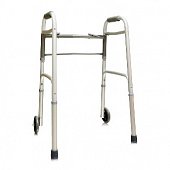 Опора-ходунки Amrus (Амрус) AMW2B76 жесткие складные на 2-х колесах, с 2-мя замками, Р.Пун Медикал Продактс 