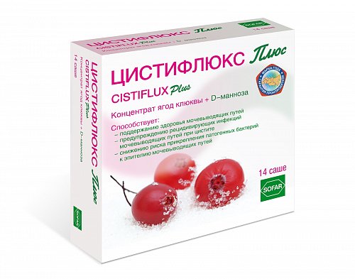 Цистифлюкс Плюс, саше 8000мг 14шт БАД