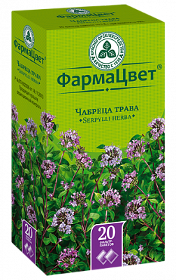 Чабреца трава, фильтр-пакеты 1,5г, 20 шт