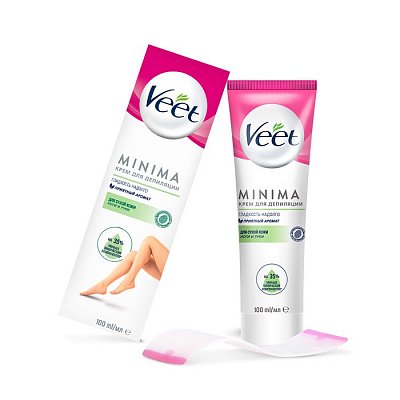 Veet Minima (Вит) крем для депиляции для сухой кожи, 100мл