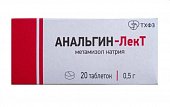 Анальгин-ЛекТ, таблетки 500мг, 20шт, Тюменский ХФЗ (г.Тюмень)