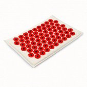 Массажер медицинский Тибетский аппликатор магнитный на мягкой подложке, размер 17х28см красный, Лаборатория Кузнецова ООО