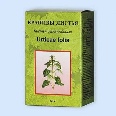 Крапивы листья, пачка 50г