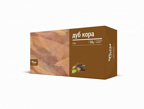 Дуба кора, фильтр-пакеты 1,5г, 20 шт БАД