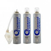 Основной элемент ингалятор-баллончик медицинский с газовой кислородной смесью 13л 3 шт+мягкая маска, Основной элемент ООО