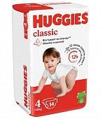 Huggies (Хаггис) подгузники Классик 4 7-18кг 14шт, Кимберли Кларк