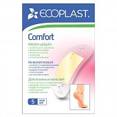 Ecoplast Comfort набор противомозольных пластырей 7 х 3,8см, 5 шт, НордеПласт, ООО