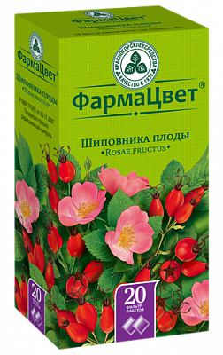 Шиповника плоды, фильтр-пакеты 2г, 20 шт