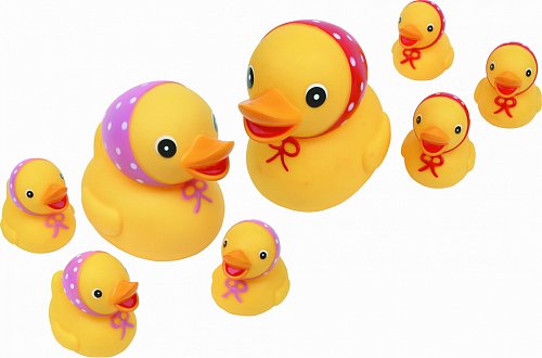 Курносики игрушка для ванны Семейка уточек (25073)