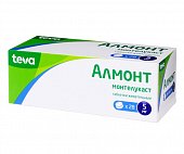 Алмонт, таблетки жевательные 5мг, 28 шт, Актавис Лтд.