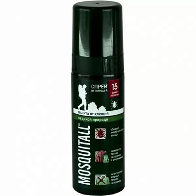 Mosquitall (Москитолл) СпецЗащита спрей от клещей 100 мл