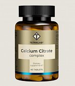 Tetralab (Тетралаб) Кальция цитрат комплекс, таблетки покрытые оболочкой 60шт БАД, Квадрат-С ООО