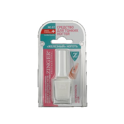 Zinger (Зингер) средство для тонких ногтей железный ноготь, 12мл