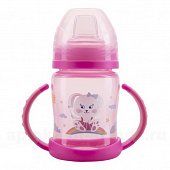 Курносики поильник с ручками и мягким носиком Зайка с 6 мес 210мл (17103), Зенит Инфант Продактс Ко Лтд